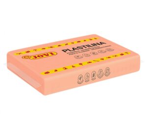 Jovi Caja de 15 Pastillas de Plastilina 350gr - Pasta Vegetal para Modelar - No Se Seca - sin Gluten - Inocua y Segura - Facil de Moldear - Ideal para Figuras Voluminosas - Color Rosa