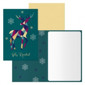Dohe Heorot Pack de 6 Tarjetas de Felicitacion Navideña con Sobre - Tamaño Cerrada 11.5x17cm, Abierta 23x17cm - Papel Offset - Impresas a todo Color