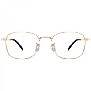 Xiaomi Blue Light Blocking Glasses Gafas de Bloqueo para Luz Azul de Pantallas - Cumplen con el Estandar EN ISO12312 - Diseño de Estilo Vintage - Color Oro