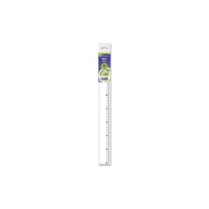 Bismark Regla Milimetrada 40cm - Fabricada en Plastico - Ideal para Colegio - Transparente