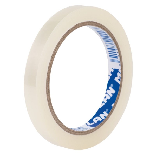 Milan Cinta Adhesiva Transparente - Medidas 12mm x 66m - Color Transparente Brillante
