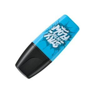 Stabilo Boss Mini by Snooze One Mini Marcador Fluorescente - Trazo entre 2 y 5mm - Tinta con Base de Agua - Antisecado - Color Azul