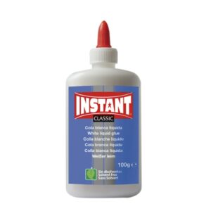 Instant Classic Cola Blanca 100gr - Apto para Uso Infantil y/o Domestico - Sin Disolventes - Color Blanco