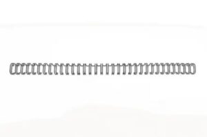 GBC Wirebind Pack de 100 Espirales para Encuadernacion de Alambre 11mm A4 - Para 34 Orificios - Hasta 100 hojas - Profesional Duradero Flexible - Color Negro
