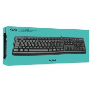Teclado Logitech K120 USB/Cable 1.5m/Negro - Imagen 2