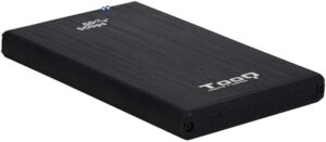 Tooq Carcasa Externa HDD/SDD 2.5" hasta 9,5mm SATA USB 3.0/3.1 Gen 1 - Color Negro