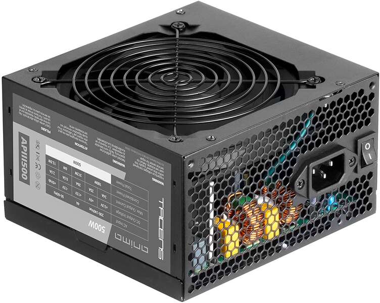 Tacens Anima APIII500 Fuente de Alimentacion 500W ATX - Eficiencia Bronze del 85% - Ventilador 120mm