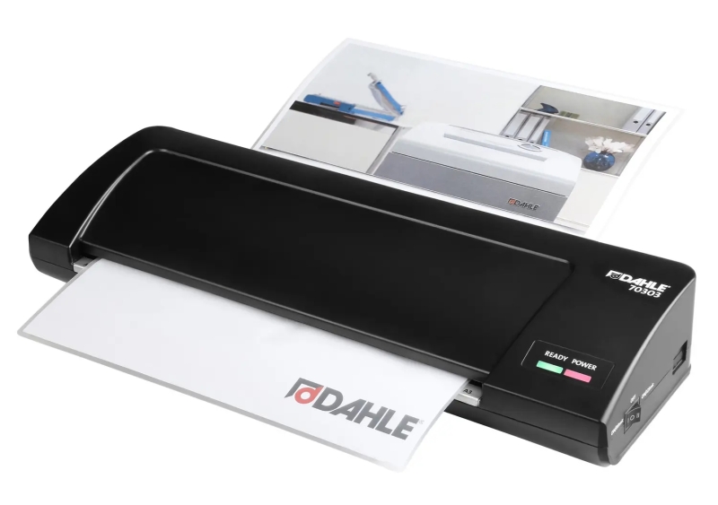 Dahle 70303 Plastificadora A3 - Calidad Fotografica - Calentamiento en 40seg - Velocidad de 500mm/min - Espesor a Plastificar Max. 0,5mm - Imagen 2