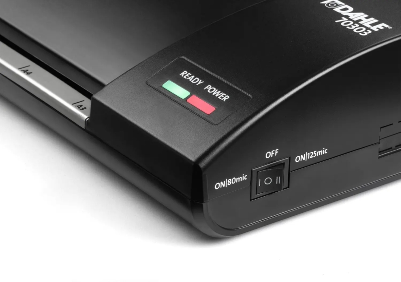 Dahle 70303 Plastificadora A3 - Calidad Fotografica - Calentamiento en 40seg - Velocidad de 500mm/min - Espesor a Plastificar Max. 0,5mm - Imagen 3