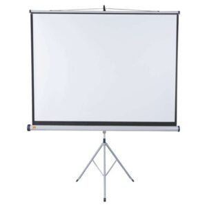 Nobo Pantalla Proyeccion Tripode 1750x1325mm - Flexible 4:3 - Superficie Blanca Mate - Portatil - Color Blanco