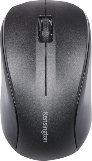 Kensington Valumouse Raton Inalambrico 2,4GHz - Sensor de 1000ppp - 3 Botones - Uso Ambidiestro - Clics Silenciosos - Color Negro