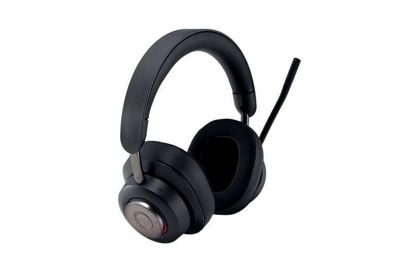 Kensington H3000 Auriculares Circumaurales Bluetooth 5.2 con Microfono Plegable - Cancelacion PNC y ENC - Autonomia hasta 60h - Incluye Adaptador de USB-C a USB-A, Cable USB-C y Estuche Rigido - Color Negro