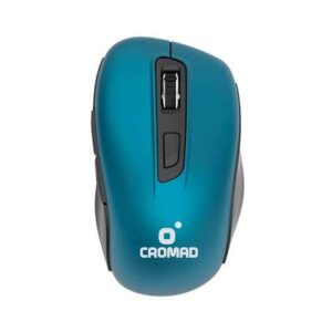 Cromad Raton Inalambrico - Hasta 10 Metros de Alcance - Incluye Mini Receptor USB - Maxima Autonomia de Bateria, Hasta 12 Meses - 3 Botones Accesibles - Diseño Comodo - Maxima Precision - Tacto Suave - Disponible en Varios Colores