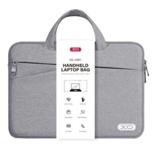 XO Maletin para Portatil - hasta 13" - Resistente a Salpicaduras, Desgaste y Arañazos - Diseño Moderno - Color Gris