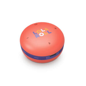Energy Sistem Lol&Roll Pop Kids Altavoz Bluetooth - Compartir Musica - Cordon Desmontable - Personaje para Colorear - Color Naranja