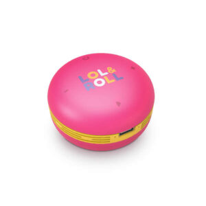 Energy Sistem Lol&Roll Pop Kids Altavoz Bluetooth - Compartir Musica - Cordon Desmontable - Personaje para Colorear - Color Rosa