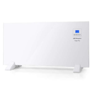 Orbegozo REH 1500 a Panel Radiante Blanco Slim - Pantalla LCD - Control Tactil - Programador Semanal - Proteccion Sobrecalentamiento - Soporte Pie/Pared Confort y Eficiencia en tu Hogar