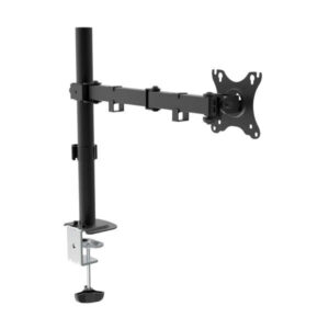 Unykach UK1421 Soporte de Mesa con Brazo Articulado para Monitor de 10"-32" - Giratorio, Inclinable y Extensible - Gestion de Cables - Peso Max 10kg - VESA 100x100mm