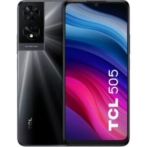 TCL 505 Smartphone 6.75" - 4GB - 128GB - Camara 50MP - Bateria 5010mAh - Color Gris Oscuro