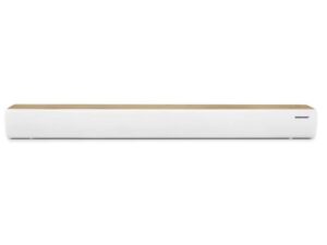 Thomson SB401BT Barra de Sonido 200W - Bluetooth 5.0 - Entrada de Audio de TV, Optica,  AUX-IN de 3,5mm y Lector USB - Color Madera/Blanco