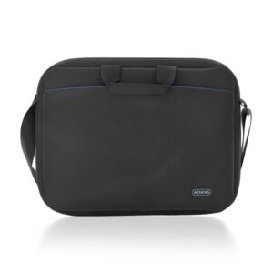 Aisens Maletin para Portatil 15,6" - Acolchado Fino - Bolsillo Frontal con Cremallera - Moderno y Accesible - Color Negro