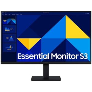 Samsung Essential S3 Monitor 27" LCD IPS FullHD 1080p 100Hz - Respuesta 5ms - Angulo de Vision 178° - HDMI - VESA 100x100mm