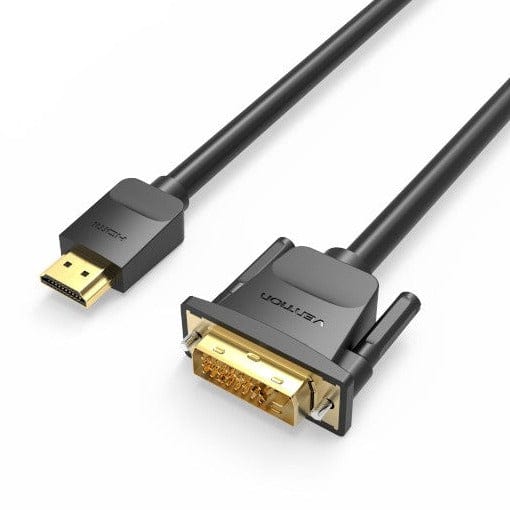 Vention Cable DVI Macho a HDMI Macho - 5m - Color Negro