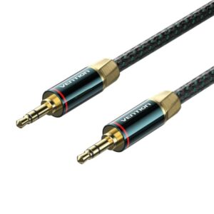 Vention Cable Jack 3.5 Macho a Jack 3.5 Macho - 10m - Trenzado - Color Verde