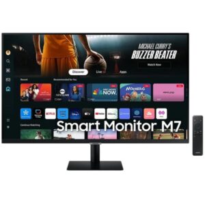 Samsung Smart Monitor M7 M70D LED 43" UltraHD 4K HDR WiFi, Bluetooth - Respuesta 4ms - Mando a Distancia - Altavoces Incorporados - 16:9 - USB, HDMI - VESA 100x100mm
