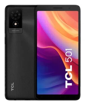 TCL 501 Smartphone Pantalla 6" - 2GB - 32GB - Camara 5MP - Bateria 3000mAh - Color Negro