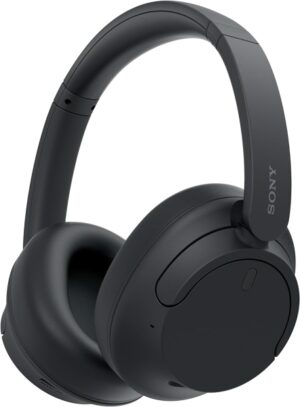 Sony WH-CH720 Auriculares Bluetooth 5.2 con Microfono Integrado - Diadema Ajustable - Conectividad Multipunto - Alambrico e Inalambrico - Auriculares Giratorios - Autonomia hasta 50h - Color Negro