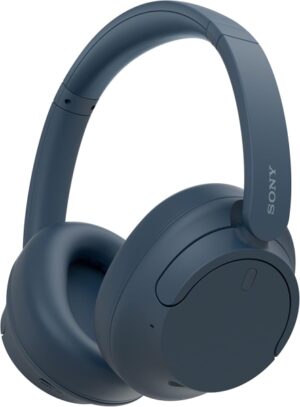 Sony WH-CH720 Auriculares Bluetooth 5.2 con Microfono Integrado - Diadema Ajustable - Conectividad Multipunto - Alambrico e Inalambrico - Auriculares Giratorios - Autonomia hasta 50h - Color Azul