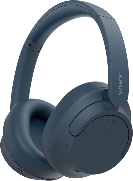 Sony WH-CH720 Auriculares Bluetooth 5.2 con Microfono Integrado - Diadema Ajustable - Conectividad Multipunto - Alambrico e Inalambrico - Auriculares Giratorios - Autonomia hasta 50h - Color Azul