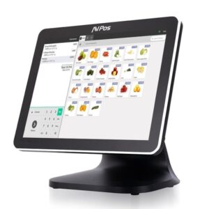 AVPos TPV K5000 Aluminio 15 Tactil - i7 - 8gb Memoria - SSD 128gb - VGA y HDMI - Color Negro