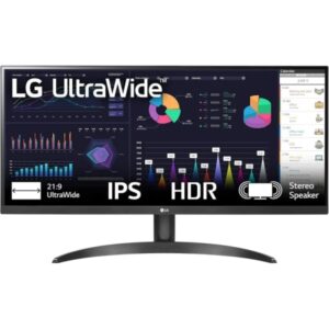 LG Ultrawide Monitor 29" LED UWFHD 100Hz HDR FreeSync - 21:9 - Respuesta 5ms - Altavoces 14W - HDMI, DisplayPort, USB-C - VESA 100x100
