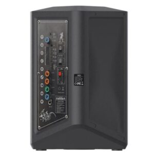XO F53 Altavoz Karaoke - Bluetooth 5.0 - 40W - Funcion TWS - Iluminacion RGB - Microfono Inalambrico Incluido - Bluetooth, FM, USB y MicroSD - Color Negro - Imagen 2