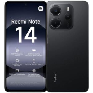 Xiaomi Redmi Note 14 Smartphone Pantalla AMOLED 6.67" - 8GB - 256GB - Camara Principal 108MP - Bateria 5500mAh - HyperCharge 33W - Color Negro