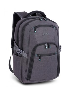 Urban Factory Heavee Green Mochila de Viaje para Portatil 15.6" - Ecologica - Color Gris