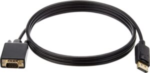 Urban Factory Adaptador DP Macho a VGA - Color Negro