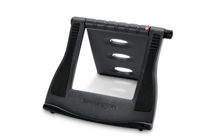Kensington Smartfit Easy Riser Soporte para Portatil de 12 a 17" - Estructura que Facilita la Ventilacion - 3 Ajustes de Altura - Diseño Universal - Color Gris Oscuro
