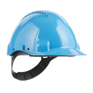 3M Casco de Proteccion - con Ventilacion - Sensor Uvicator - Pin de Ajuste - Color Azul