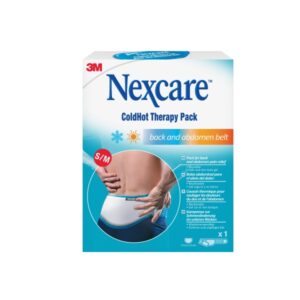Nexcare Coldhot Therapy Compresa para Termoterapia - Incluye Cinturon S/M - Frio o Calor Superficial - Color Blanco