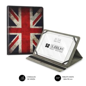 Subblim Funda Tablet Universal Trendy 9.6" a 11" - Posicion Stand con 2 Angulos de Vision - Soporte Antideslizante - Colores Varios
