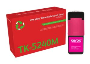Xerox Everyday Kyocera TK5240 Magenta Cartucho de Toner Remanufacturado - Reemplaza 1T02R7BNL0/TK5240M