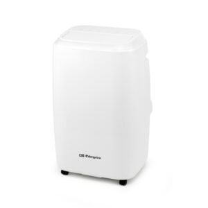 Orbegozo ADR 122 Aire Acondicionado Portatil 3000 Frigorias 1346W - Clase Energetica A - Pantalla LED - Frio, Calor, Ventilacion y Deshumidificacion - Modo Noche - Mando a Distancia - Funcion Memoria - Ruedas Pivotantes - Color Blanco