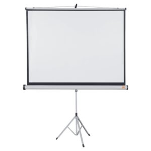Nobo Pantalla Proyeccion con Tripode 1500x1138mm - Superficie Blanca Mate - Color Blanco