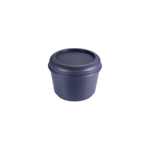 Milan Coleccion 430 Fiambrera Redonda 0.25L - Apta para Microondas, Lavavajillas y Congelador - Libre de BPA - Medidas 10 Ø x 7cm - Color Azul