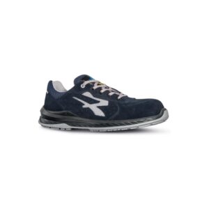 Upower Berlino S ESD Calzado de Seguridad Ligeros y Comodos - Talla 35 - Parte Superior Transpirable, Puntera AirToe Composite, Sistema Antiperforacion Textil, Suela Antideslizante y Antiabrasion - Color Azul Marino
