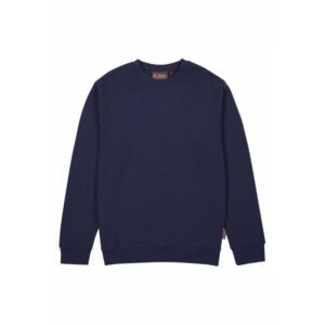 Upower Ombo Sudadera de Cuello Redondo - Talla 2XL - Alta Calidad, Polialgodon Suave, Resistencia a Lavados, Ajuste Comodo, Detalles Elasticos, Proteccion DPI1 - Color Azul Marino