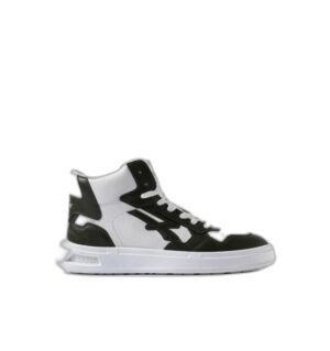 Upower Exa Calzado de Seguridad Alto - Talla 35 - Proteccion OB SR, Diseño Ergonomico, Suela Antideslizante - Color Blanco/Verde Oscuro